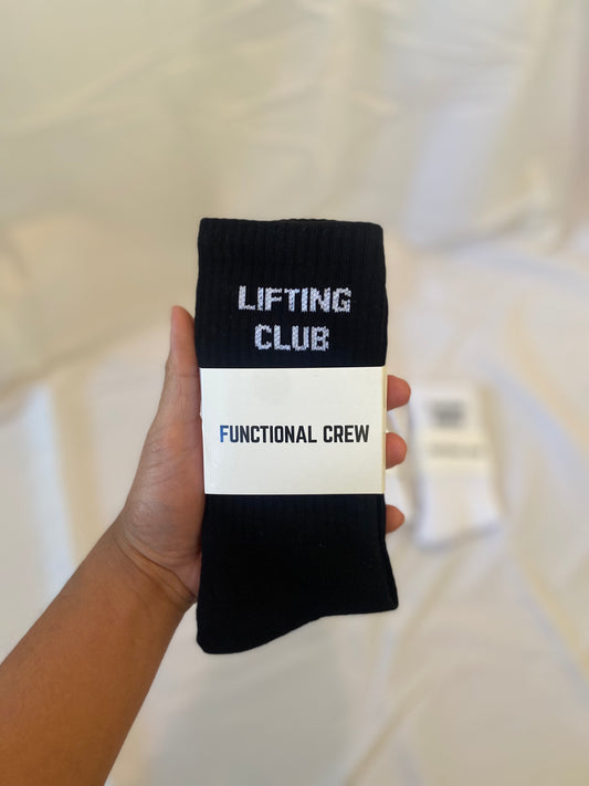 Lifting Club Crew Socks