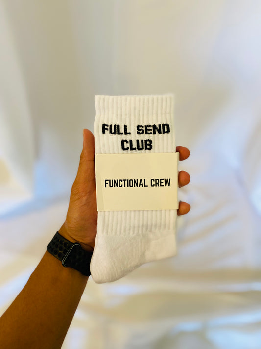 Full Send Club Crew Socks